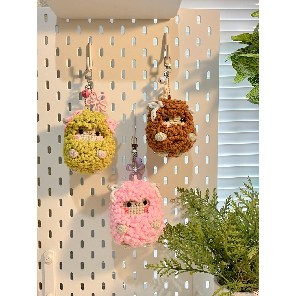 PULUUUK | Domba Bulu | Sheep | Crochet | Amigurumi | Keychain | Bagcharm | Rajut | Handmade