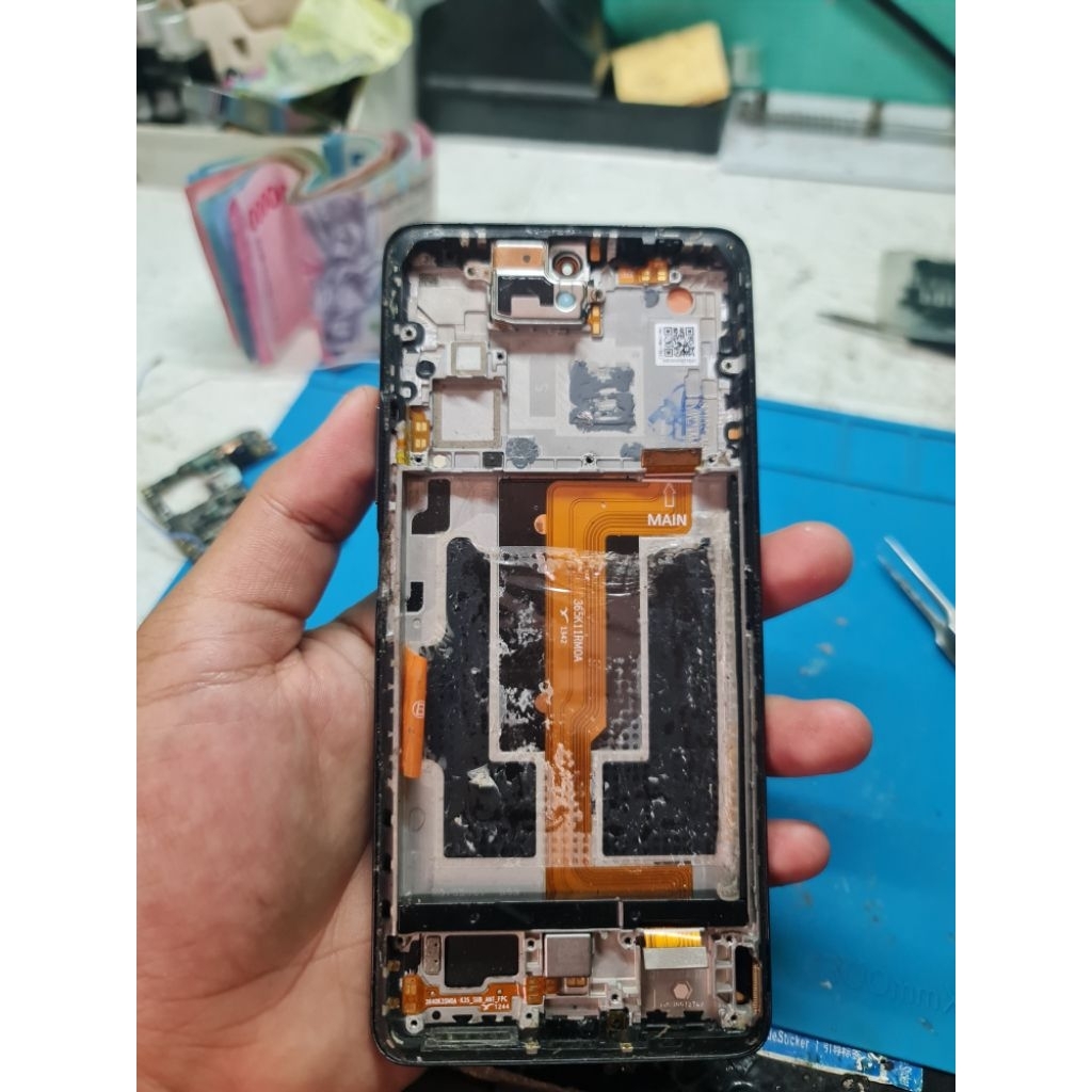 lcd oled Xiomi 11T + frame minus retak