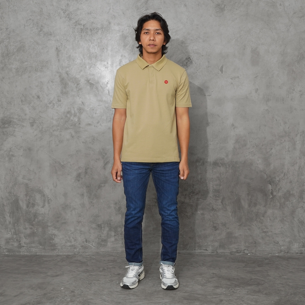 Oxygen Denim Basko City Mall - Heritage Polo Shirt Khaki (108-0227)