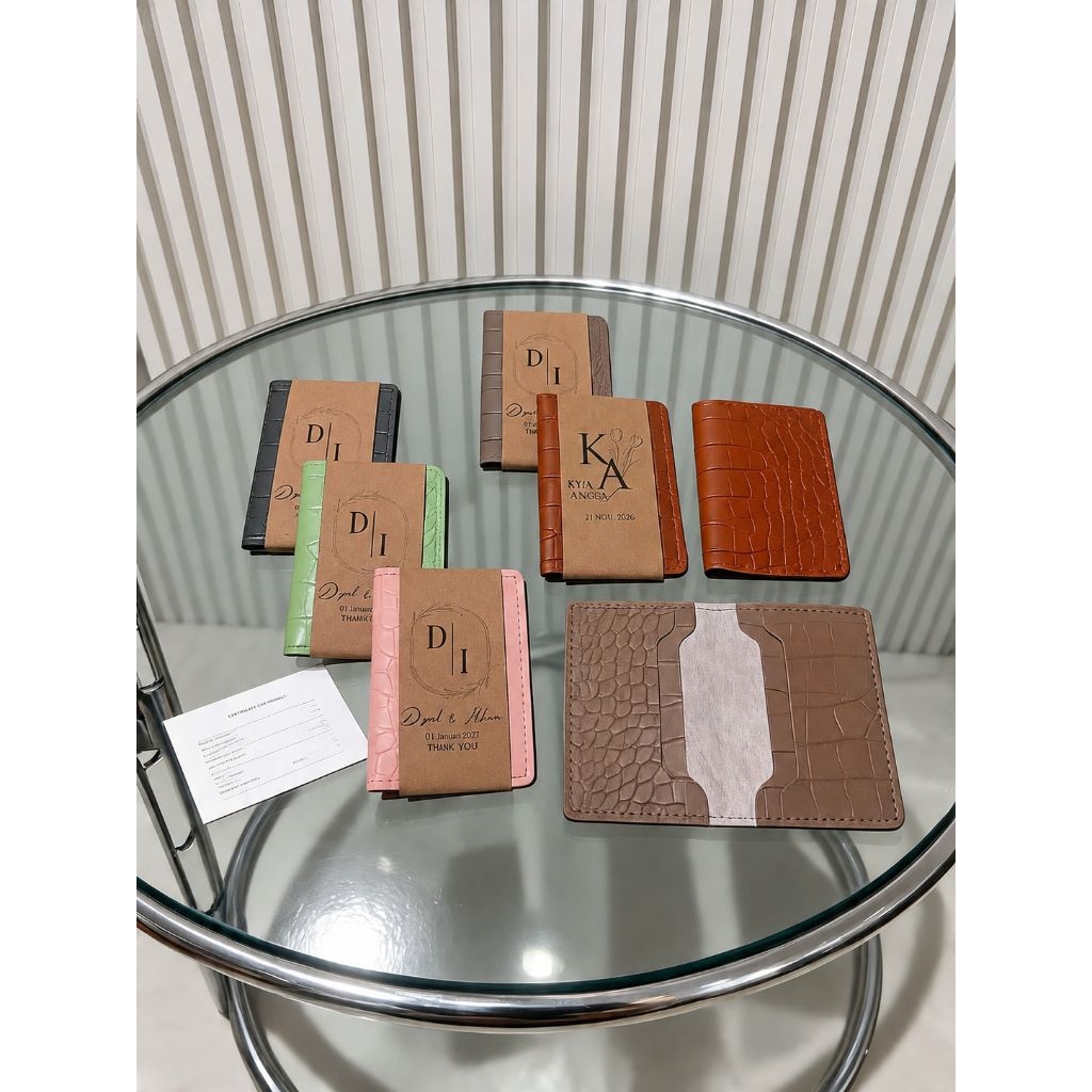 SOUVENIR MURAH CLARA CROCO CARD HOLDER Ukuran 10x7cm