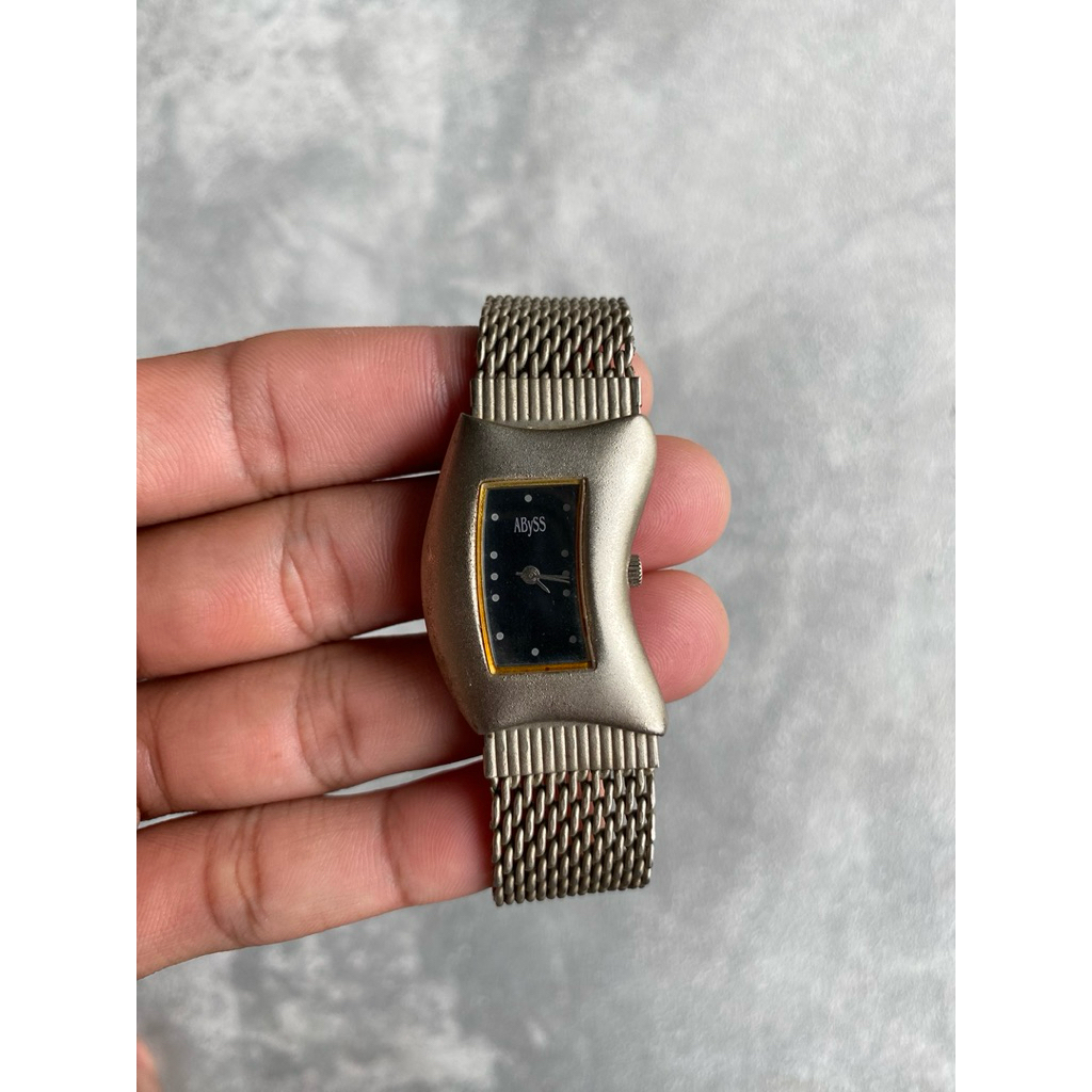 Vintage ABySS Curved Mess Watch