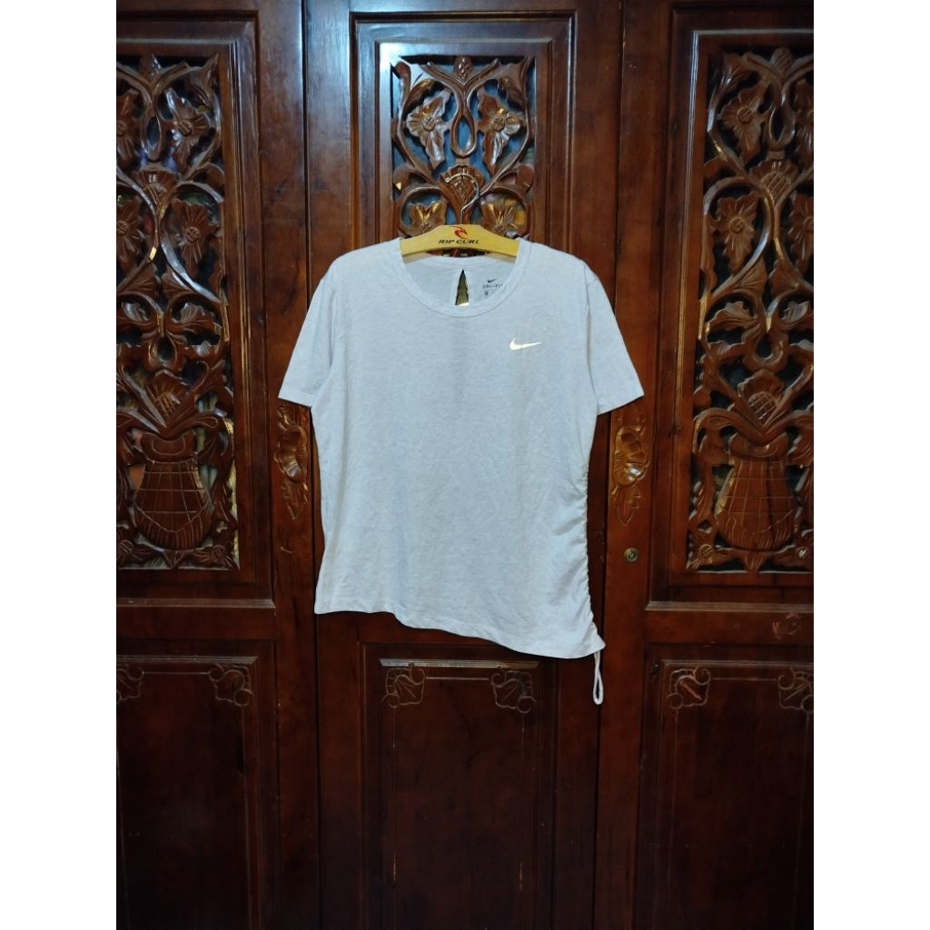 KAOS JERSEY RUNNING OLAHRAGA CEWEK WANITA SPORT DRYFIT N 1 K E SIZE L SECOND