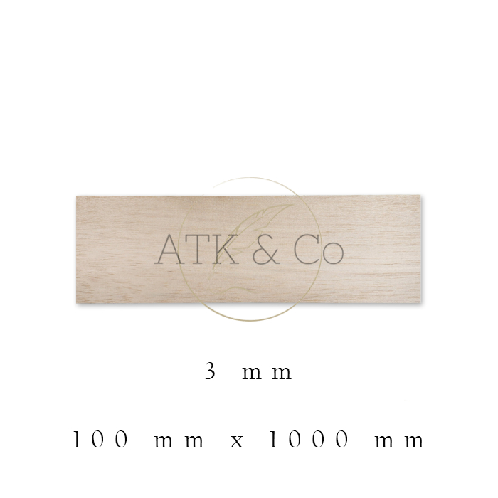 Kayu Balsa Papan 3mm - Balsa Sheet 3 mm - Bahan Maket Khusus Gosend