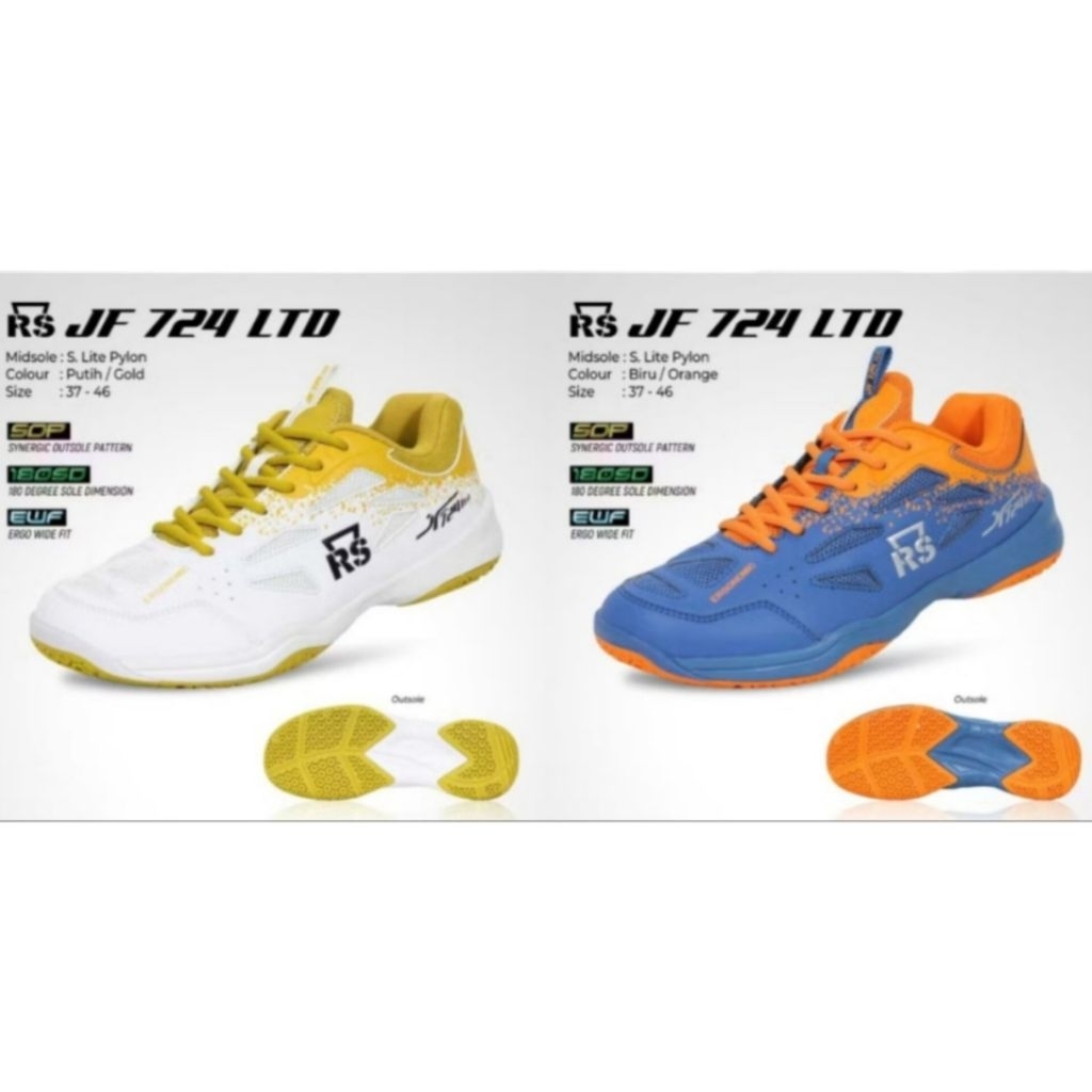 Sepatu Badminton RS JF 724 LTD | RS JF724 LTD Original