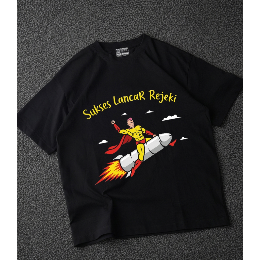 T-shirt Merchandise Sukses Lancar Rejeki V2 - Bisa meledak | 100% Catton 24s | kaos band | kaos SLR 