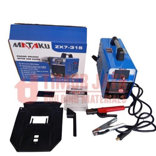 Mesin Las Inverter MATAKU ZX7-315A MMA 315A Digital IGBT Las Listrik Portable + Aksesoris Lengkap