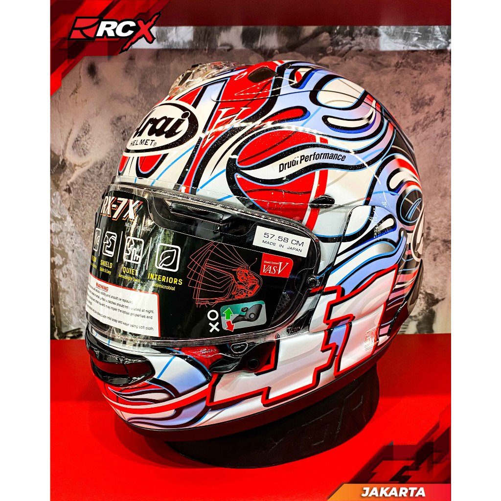 Helm Arai RX-7X Haga WSBK Original Second 2nd Bekas RCX