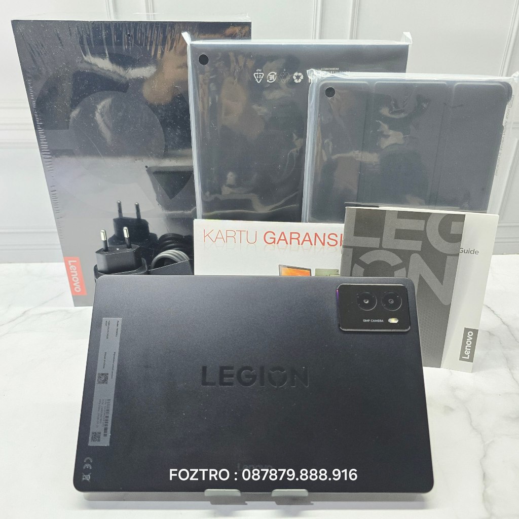 Tablet Gaming Lenovo Legion Y700 Gen3 RAM 12/256GB Second Like New Fullset Ori Garansi Resmi