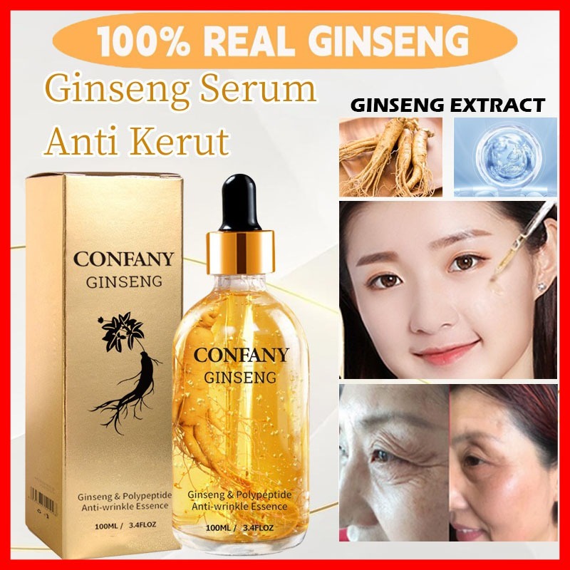 Serum Ginseng Anti Kerut Ginseng Serum Anti Aging Dan Mencerahkan Kulit Esensi Serum Ginseng