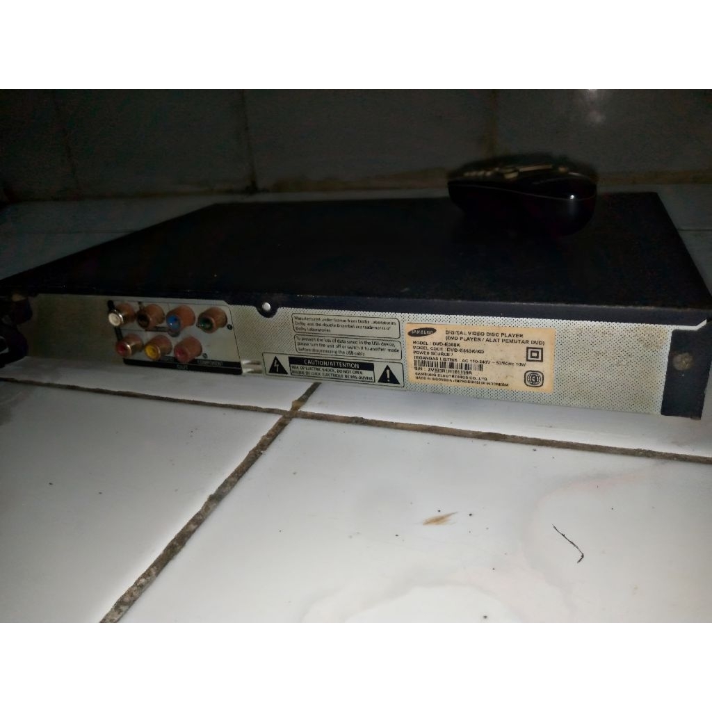 Samsung DVD-E360K Original | DVD Player USB Karaoke | Bekas Normal