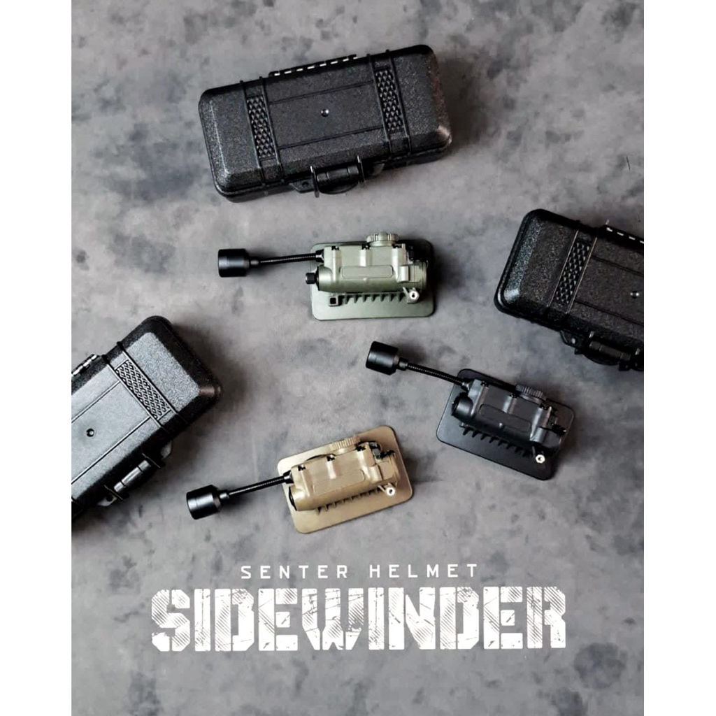 LAMPU AKSESORIS HELM TACTICAL - STREAMLIGHTS RAP SIDWENDER STALK FLASLIGHT/SENTER HELM TACTICAL