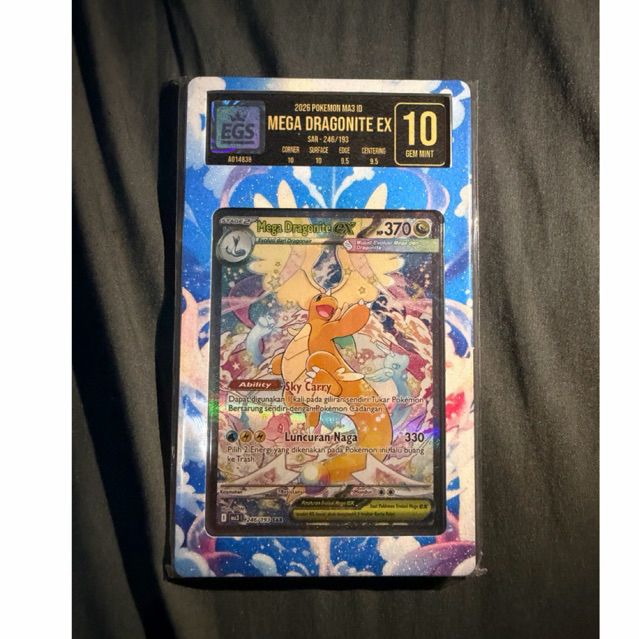 egs 10 mega dragonite ex SAR, indonesia mega impian + extend art