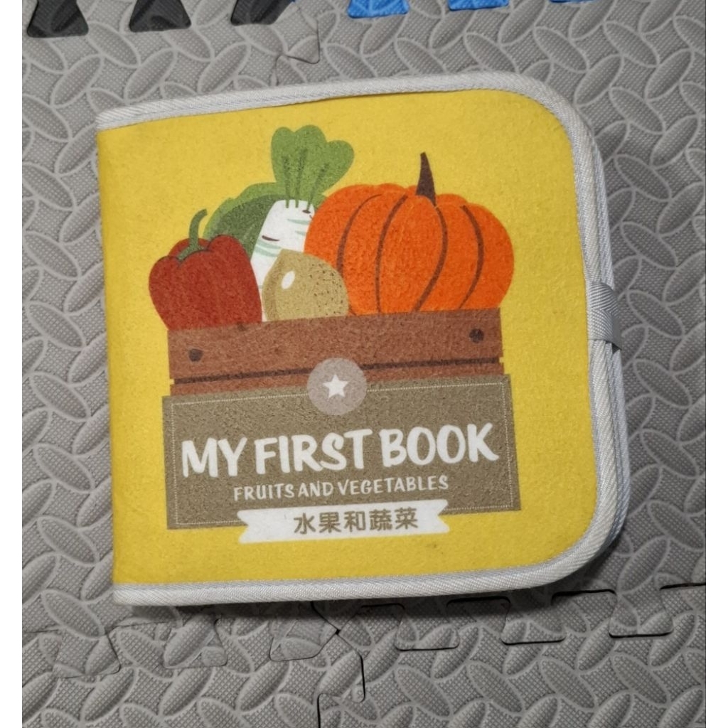 Soft Book velcro Busy Book Preloved