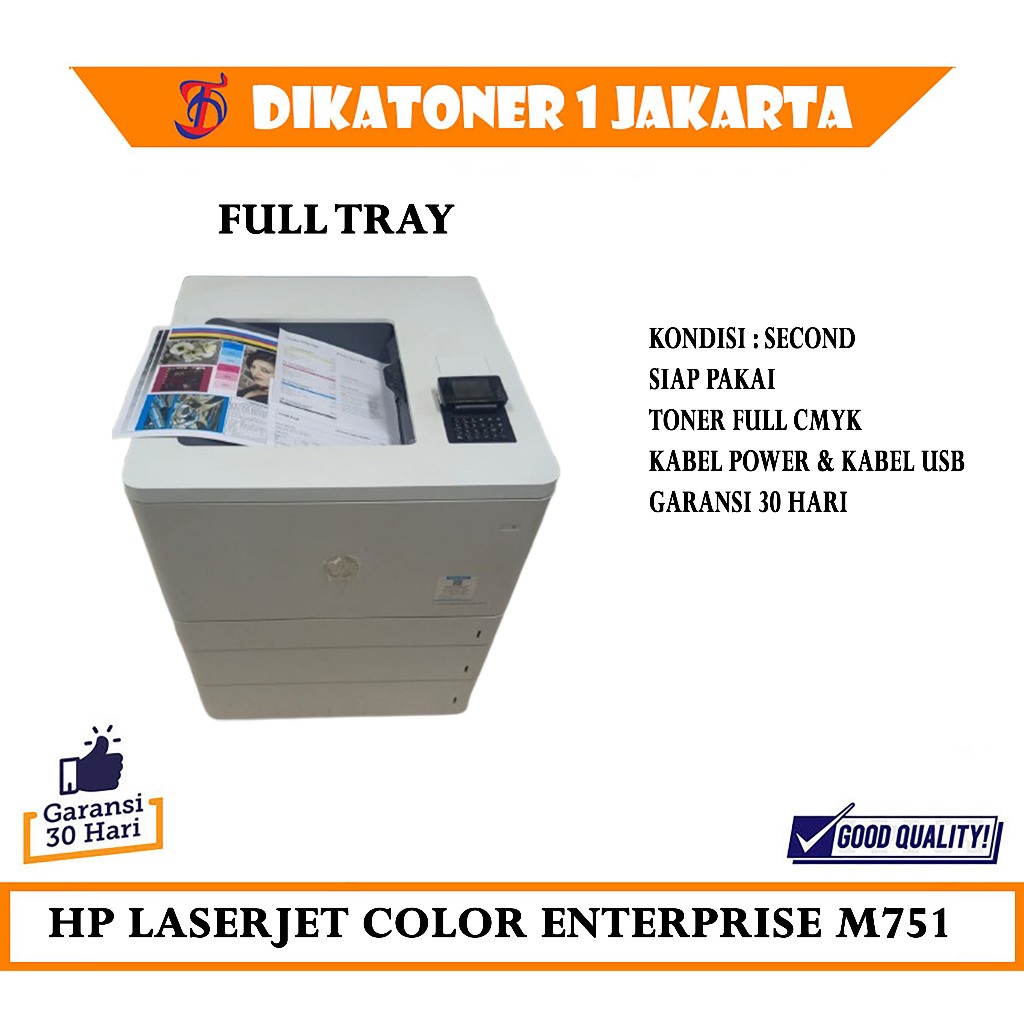 Printer HP Color LaserJet Enterprise M751 A3 COLOR FULL TRAY