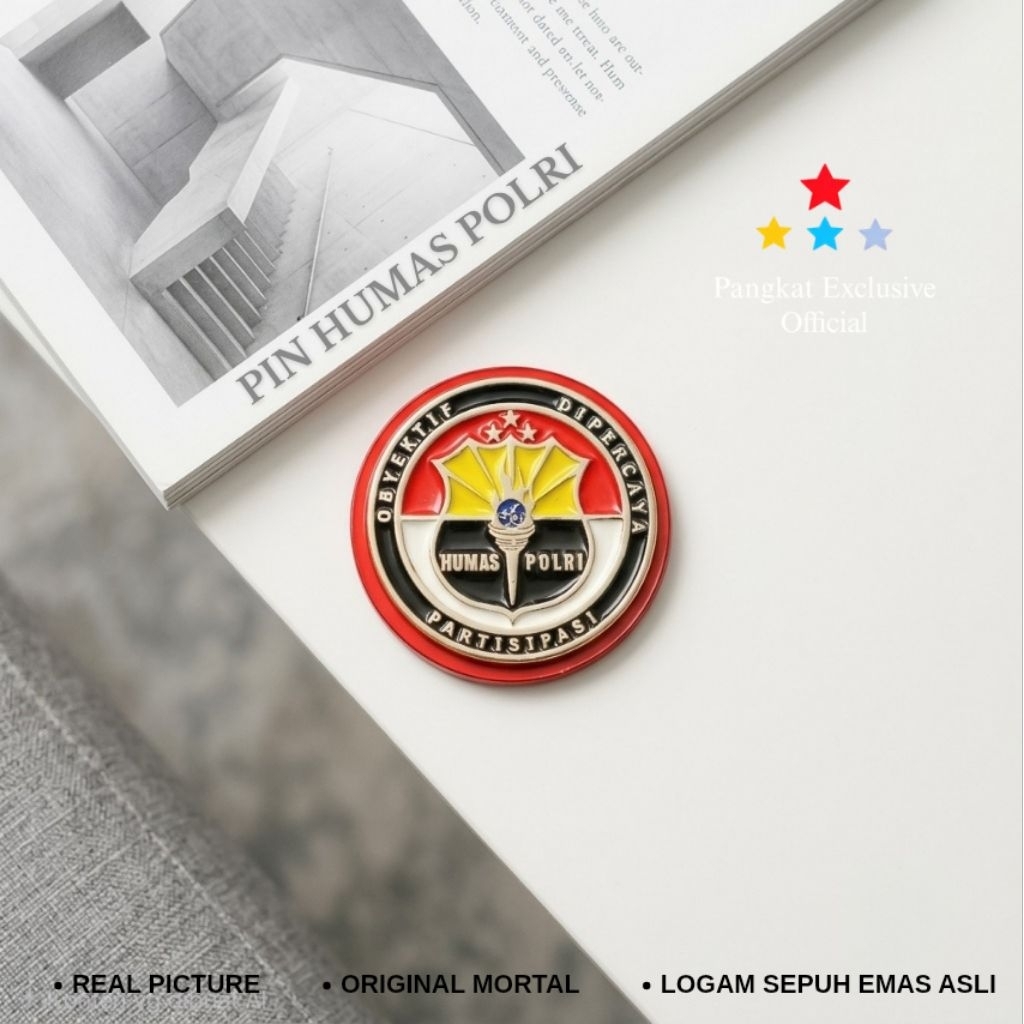 PIN HUMAS POLRI - PIN DIVISI HUMAS MORTAL ATRIBUT