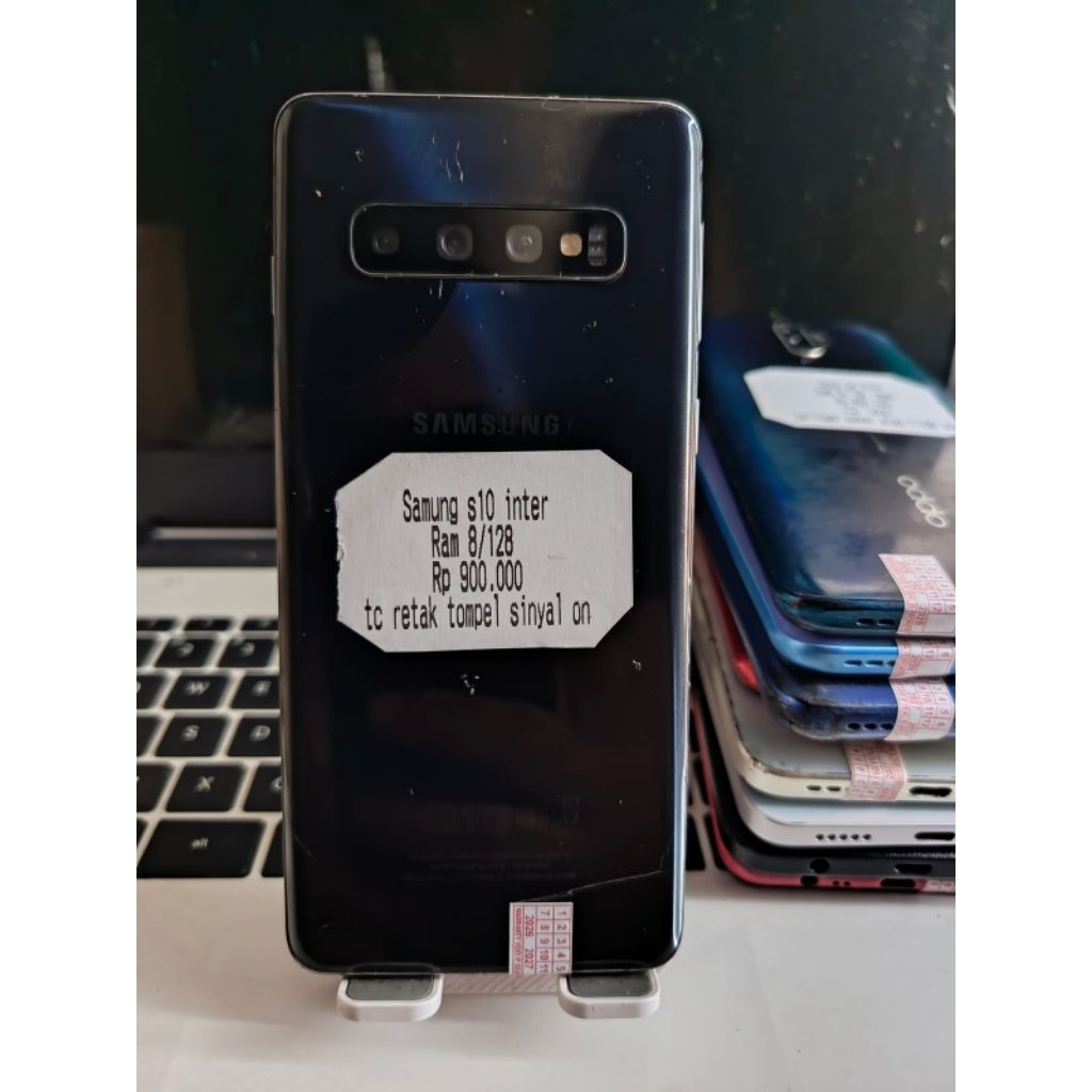 Samsung s10 inter ram 8/128 deskripsi cek