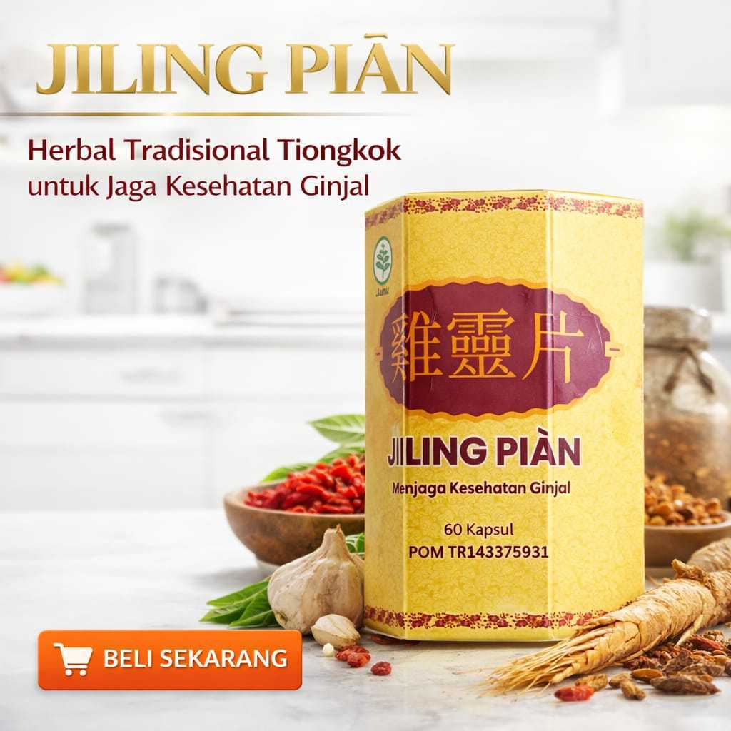 Ji Ling Pian Herbal Kapsul Ginjal 60 Kapsul
