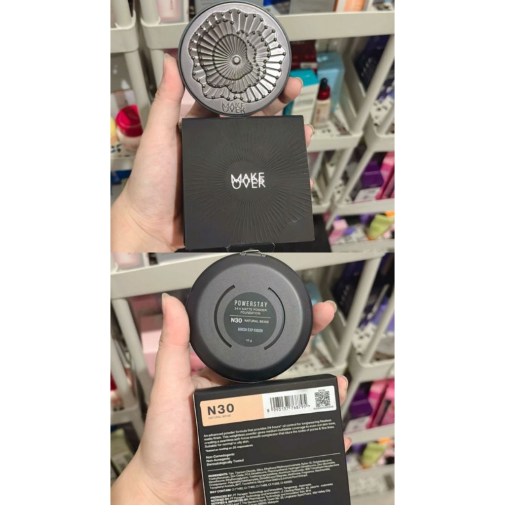 preloved bedak padat make over
