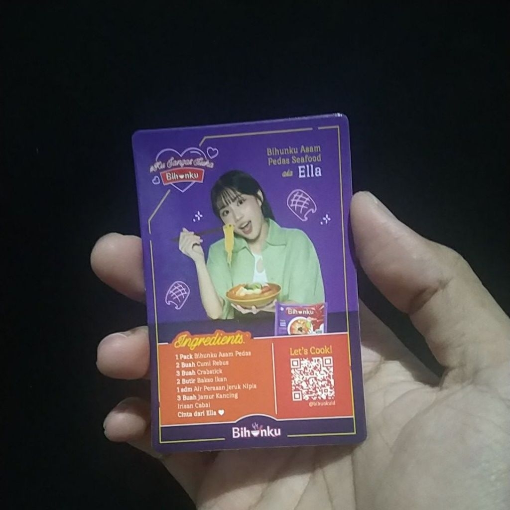 PHOTOCARD BIHUNKU X JKT48 ELLA