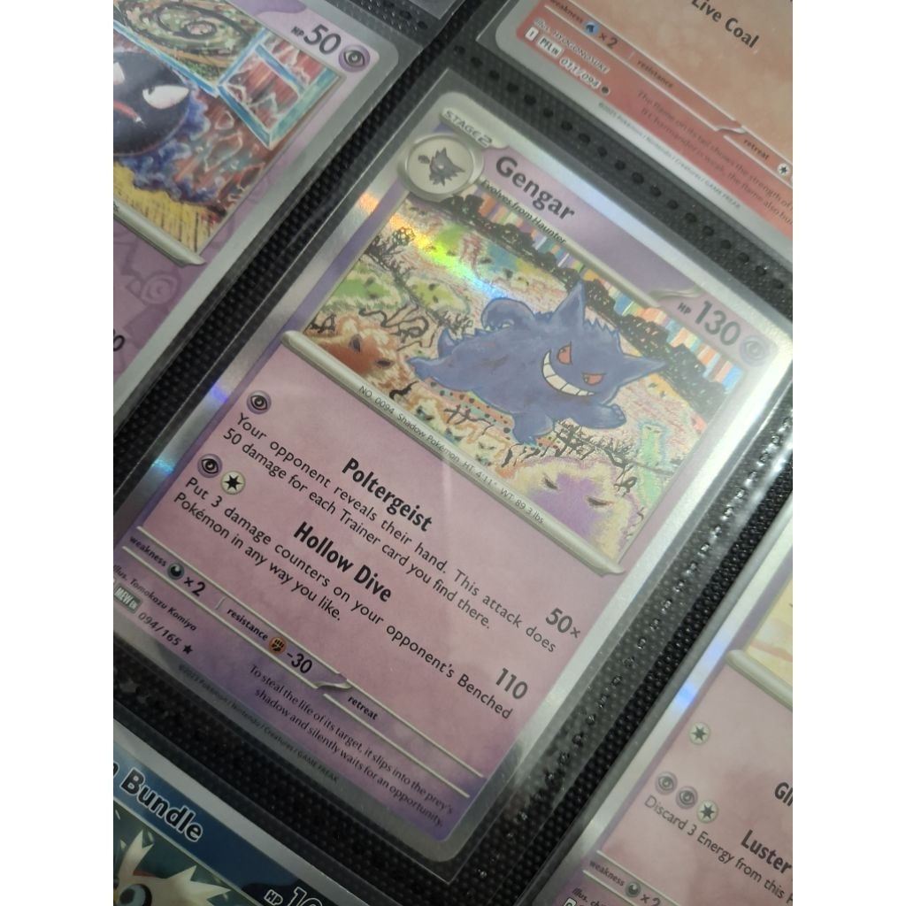 Gengar 151 Holo Pokemon TCG 094/165 Scarlet & Violet Rare English