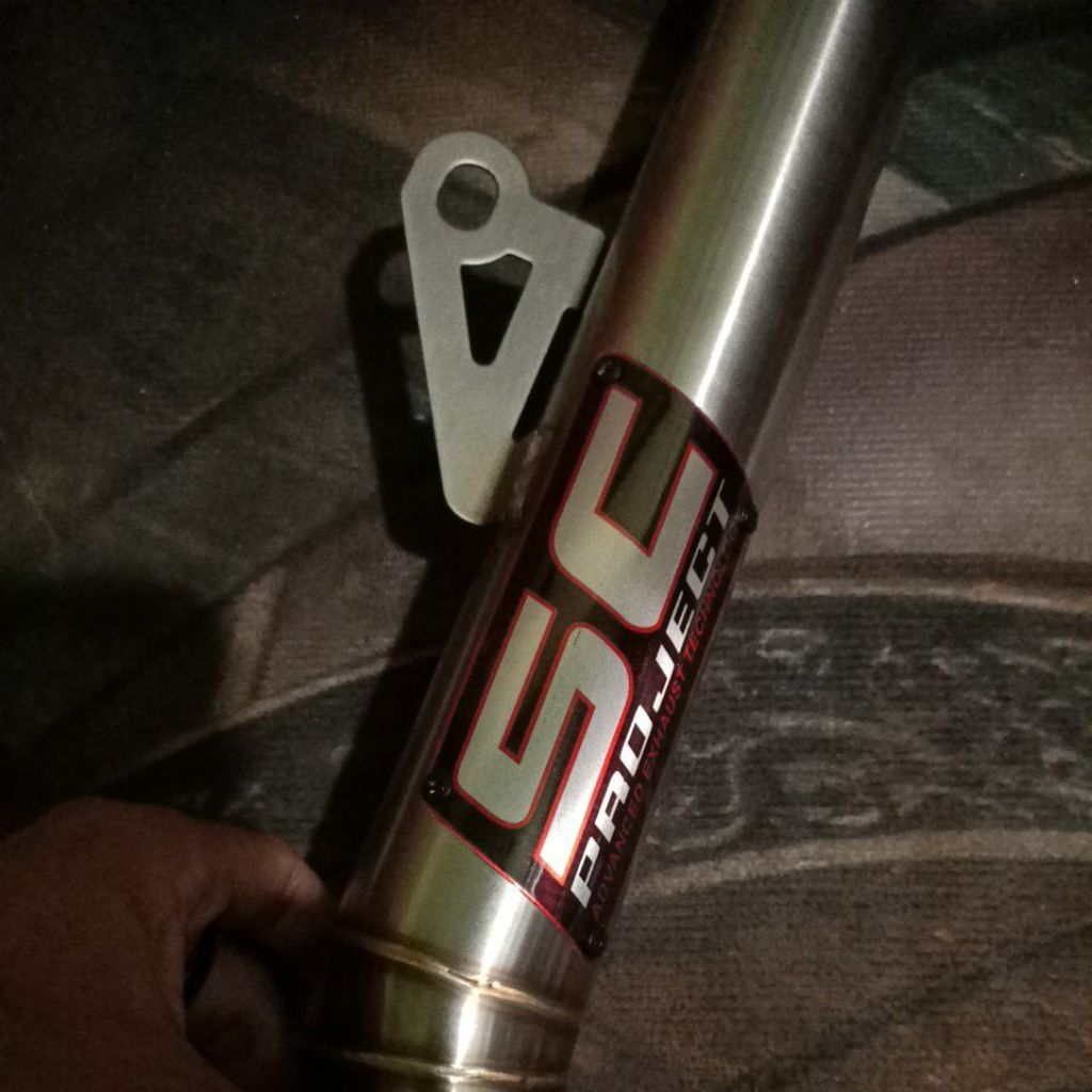 Silencer Knalpot SC Project Non Glaswol / Tanpa Saringan Samlong
