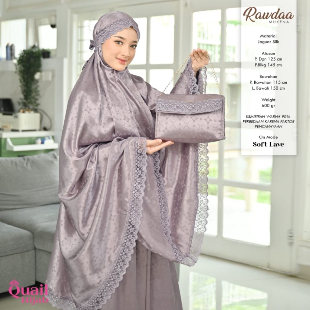 Mukena Dewasa Rawdaa by Quail Hijab