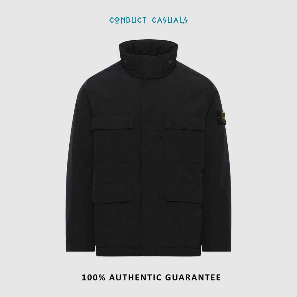 Jacket Stone Island Micro Twill Black Original
