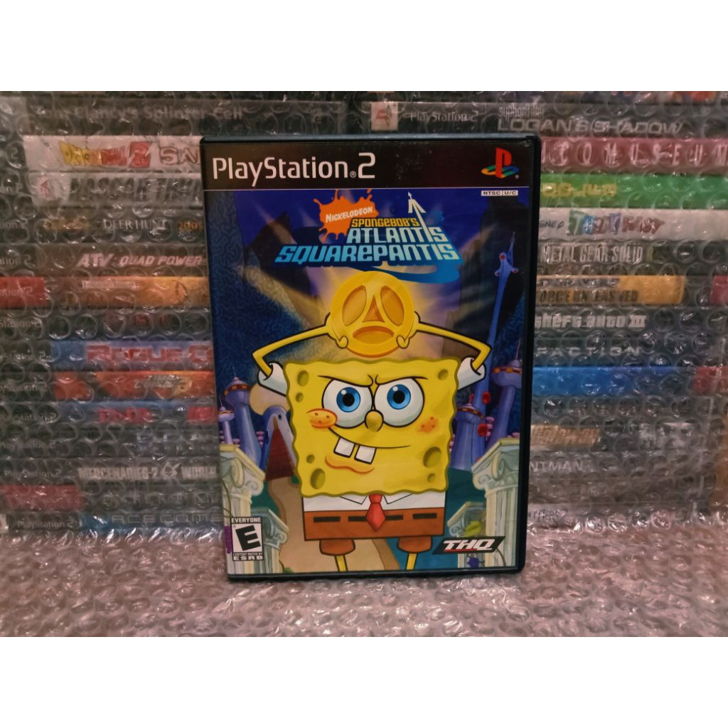 Game PS2 Original Spongebob Atlantis SquarePants US