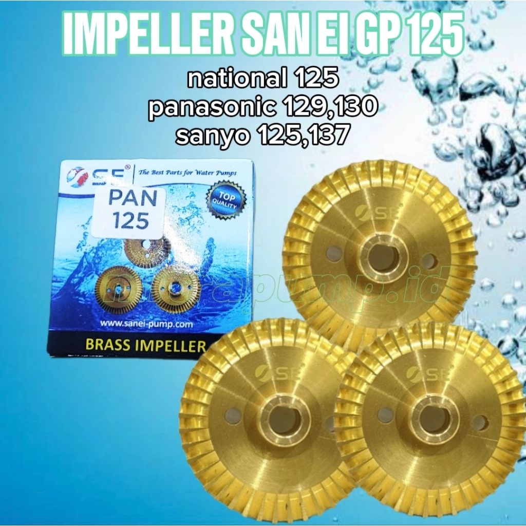 Impeller SAN EI Sanyo Panasonic National 125