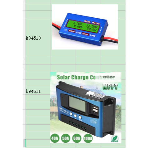 Scc 10A/20A/30A+Watt meter+Mppt 30A