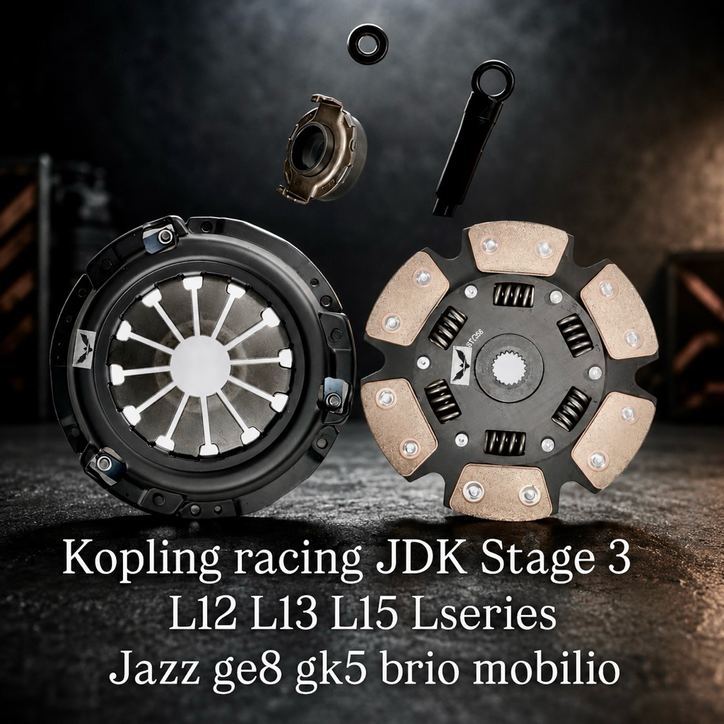 kopling racing stage 3 JDK clutch max jazz rs gk5 ge8 city gm2 gm6 brio mobilio setara act cusco brc
