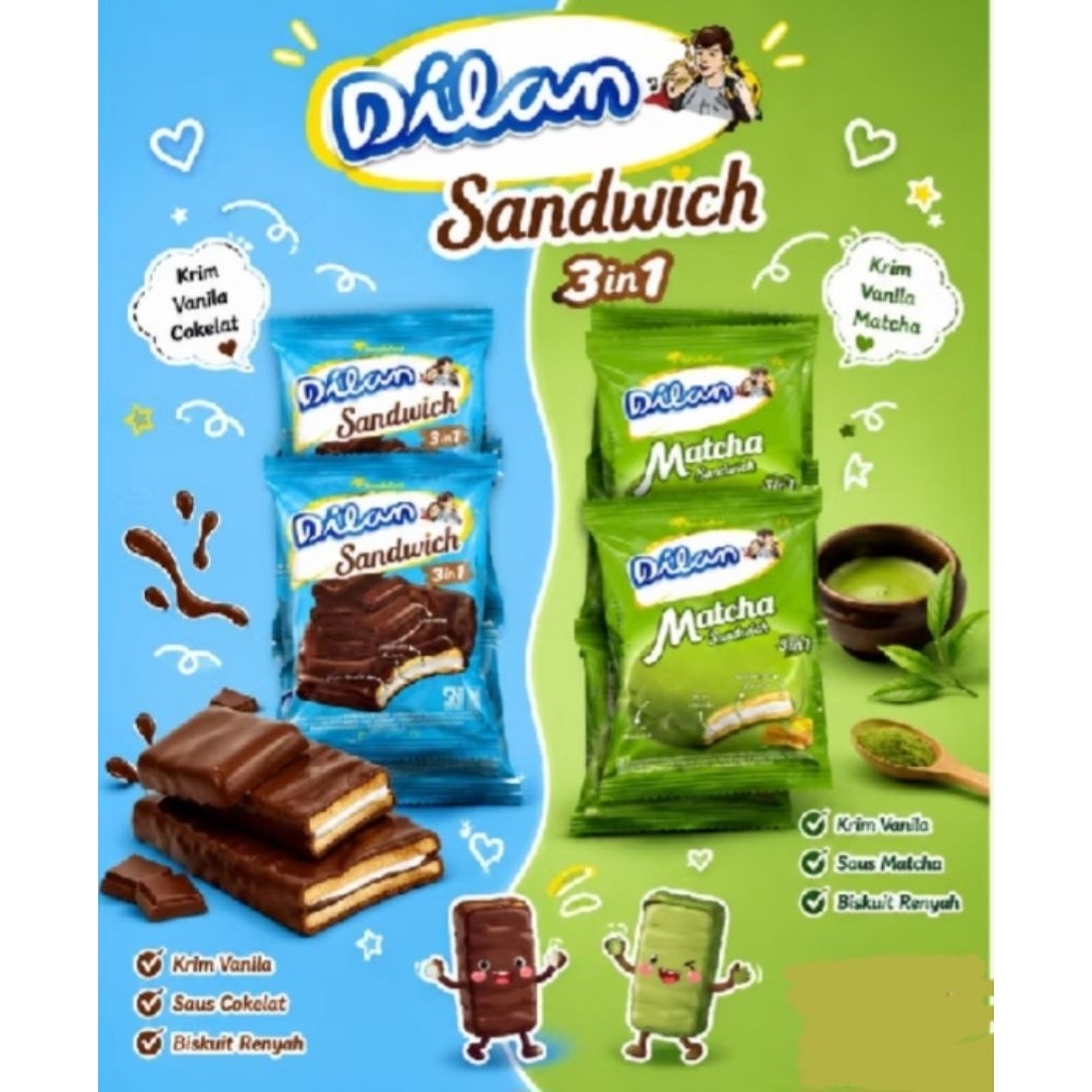 DILAN SANDWICH Renceng 10pcs