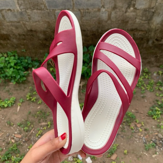 Sandal Crocs kw swiftwater woman/crocs kw wanita Maryjane swiftwater no brand