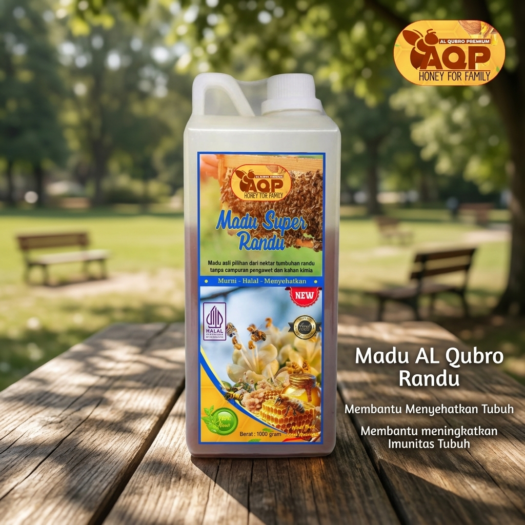 Madu Al Qubro Randu1KG | Madu Asli Murni Randu Al Qubro Premium | Madu Al Qubro Randu Original