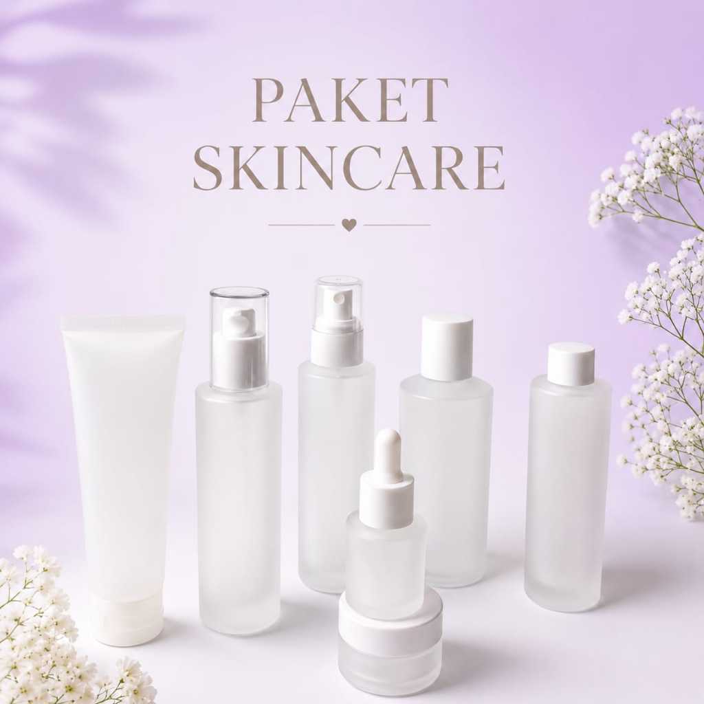 Botol Pot Cream Skincare Kaca 20ml Botol Serum Kaca 20ml N20 Botol Skincare Kosmetik Varian Botol Ka