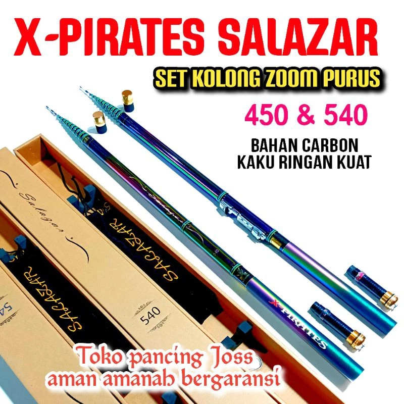 TEGEK KOLONG SALAZAR X-PIRATES 450 & 540 SUDAH ZOOM PURUS