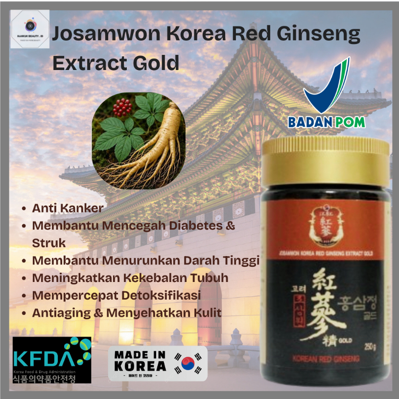 Ginseng Merah KOREA Original | Josamwon | Ginseng Merah | Ginseng Herbal | Herbal Korea