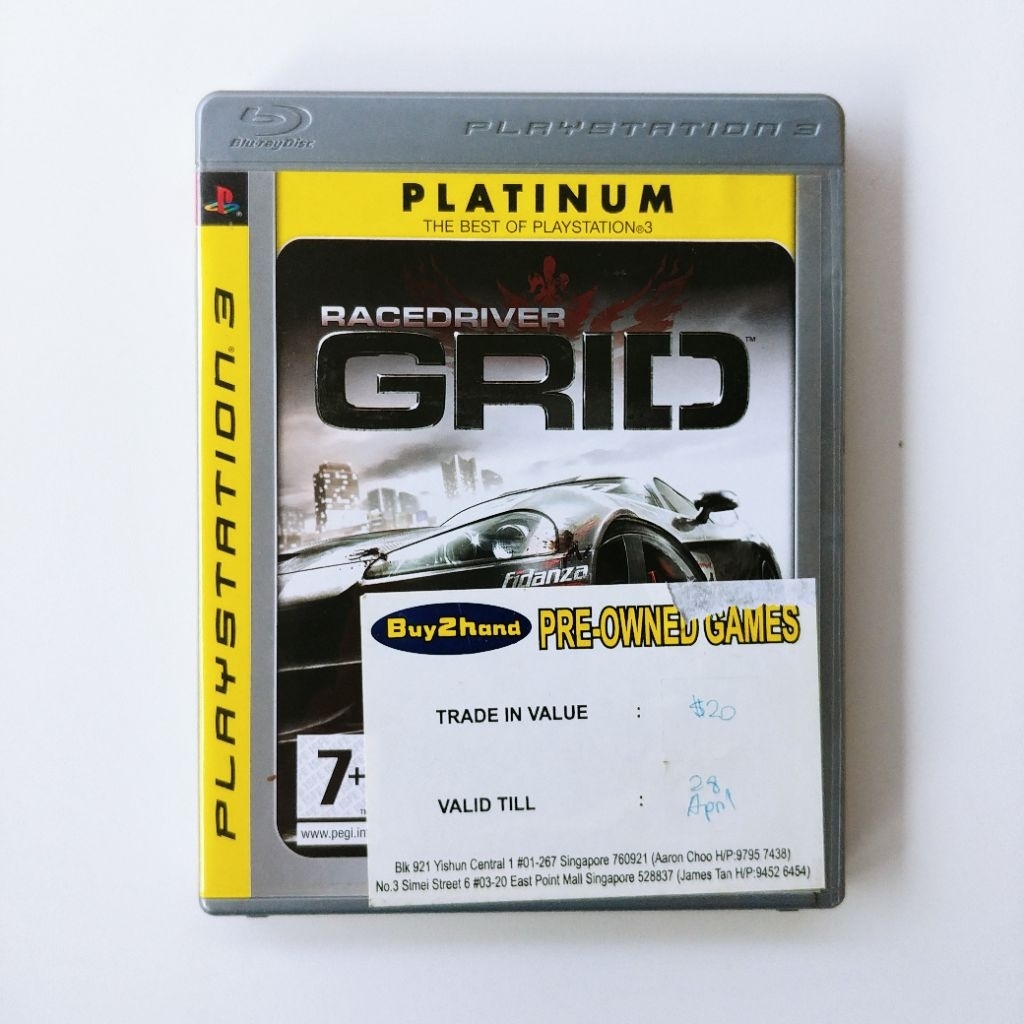 PS3 - Race Driver: GRID (Platinum) [2ND/R2]