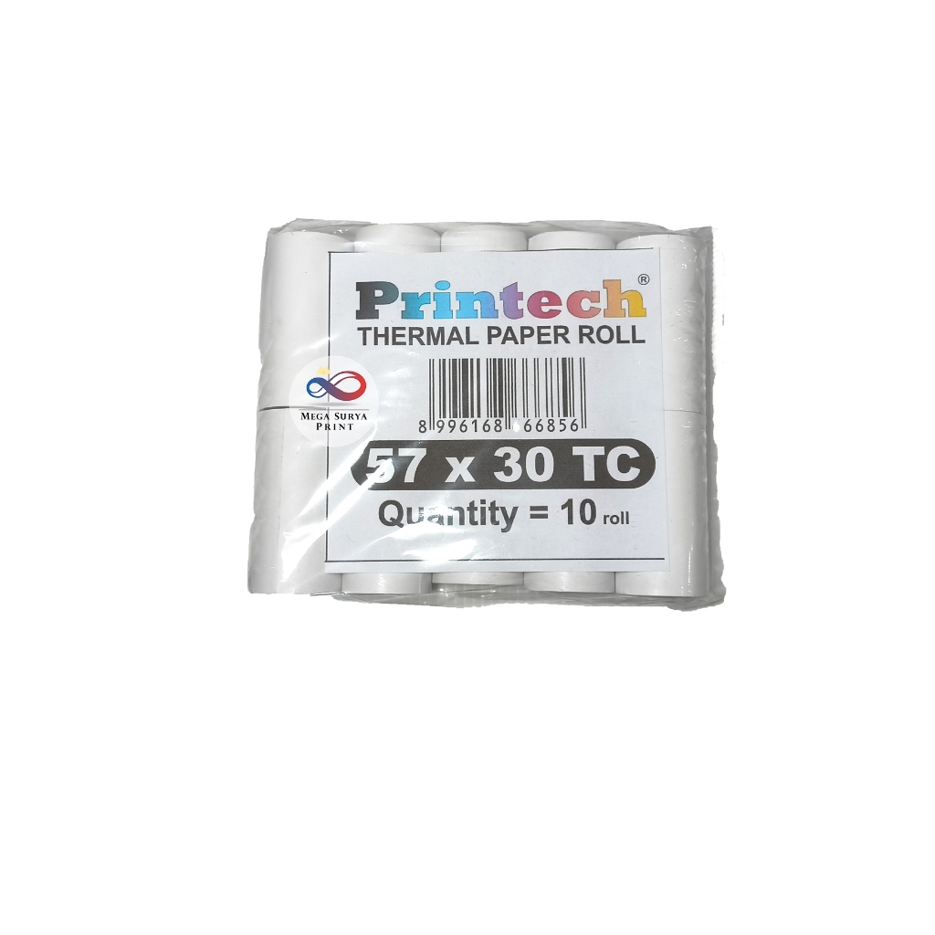 Printech thermal Paper 57x30 Nocore