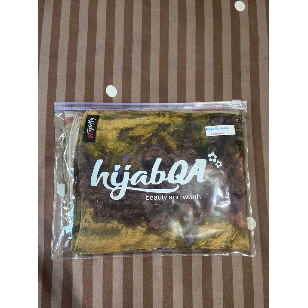 preloved hijabqa pattern summer no minus 1x pake