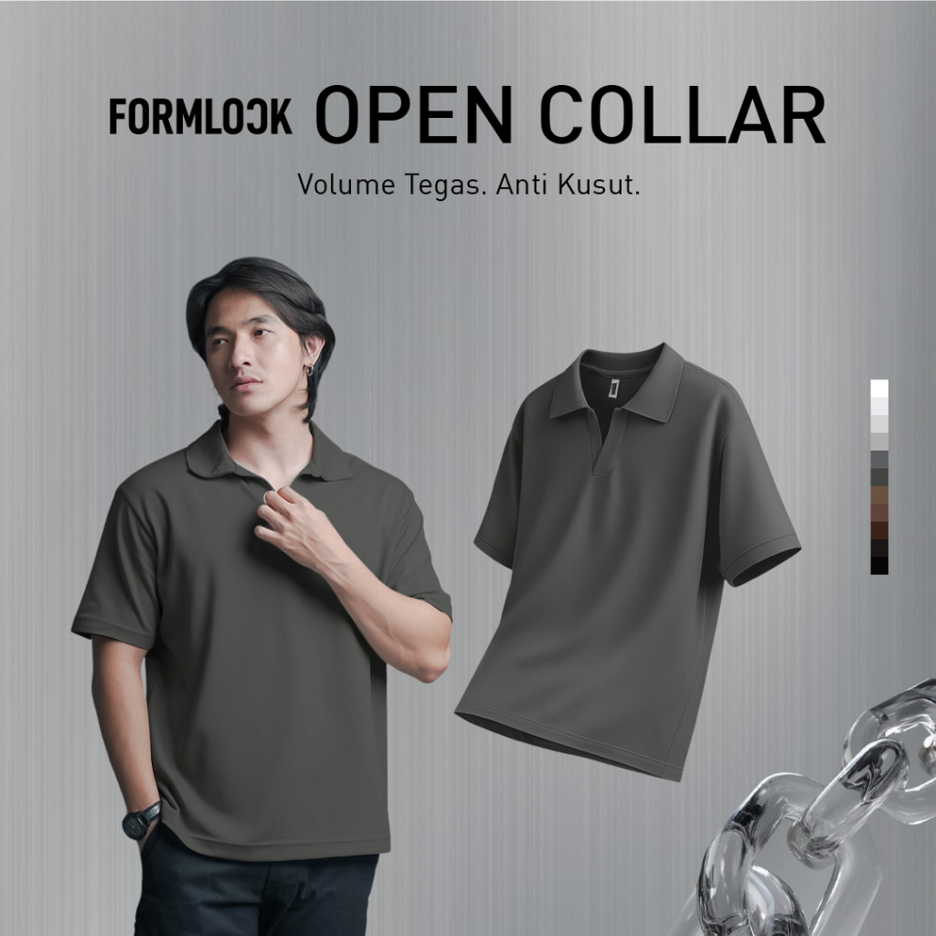 No Void Minds FORMLOCK Open Collar | Smoke