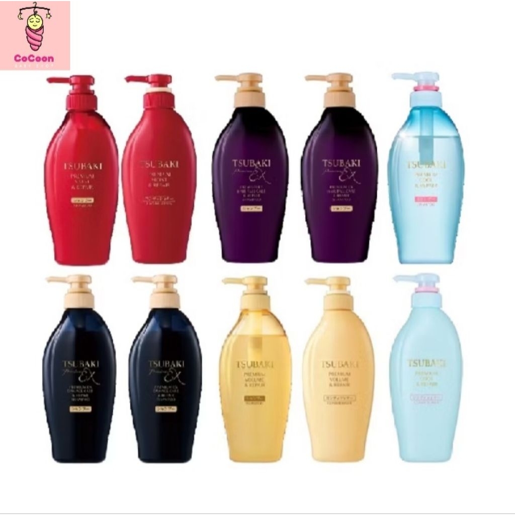 Sampo Conditioner Tsubaki Premium Shampoo and Conditioner 450 ml
