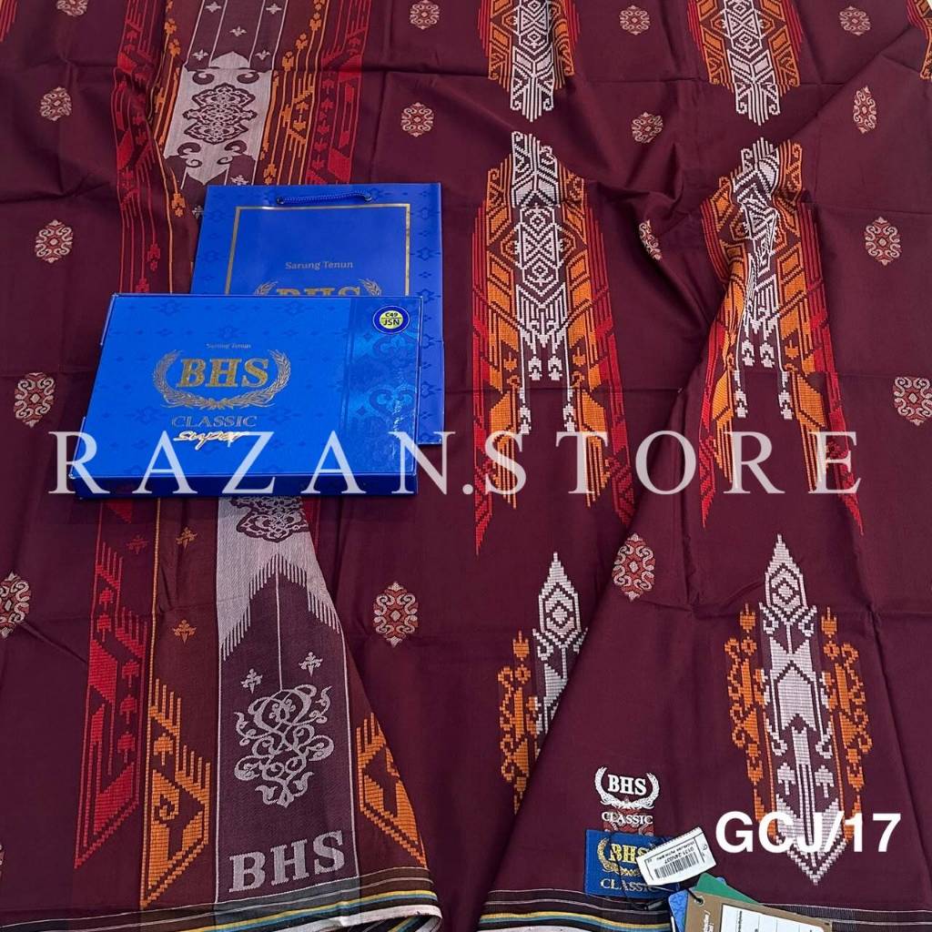 Sarung BHS CLASSIC JAQUARD JAGUAR CLASIK JGF JGB GOLD //ORIGINAL SARUNG BHS MURAH MEWAH ELEGAN  JAGU