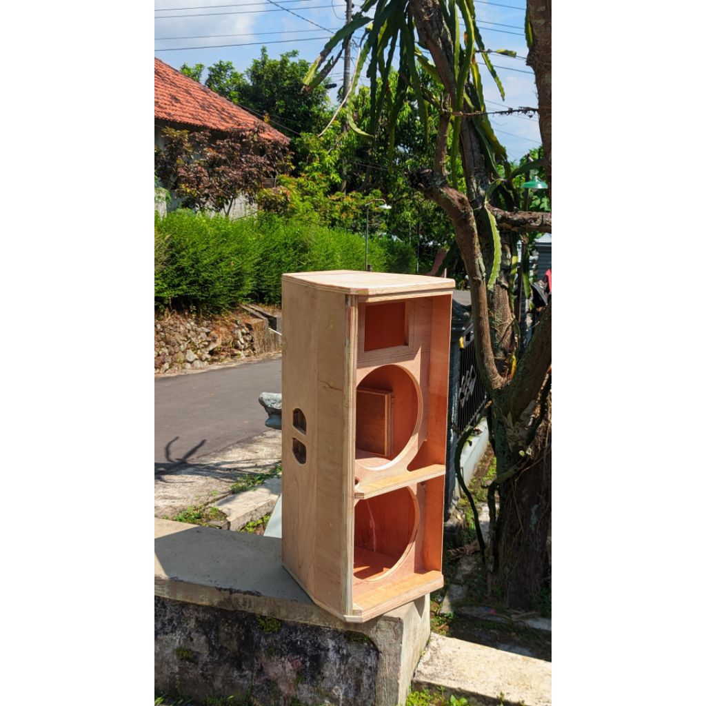 BOX SPEAKER SR MONITOR 12 INCH DOUBEL + TWITER 15X19