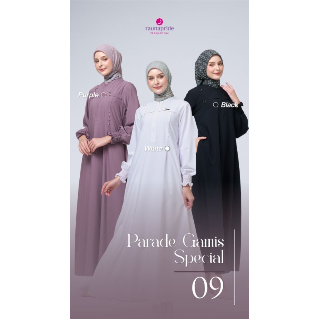 PGS 09 By Raunapride series /Gamis Murah/ Gamis Dewasa/Bahan PolyRayon