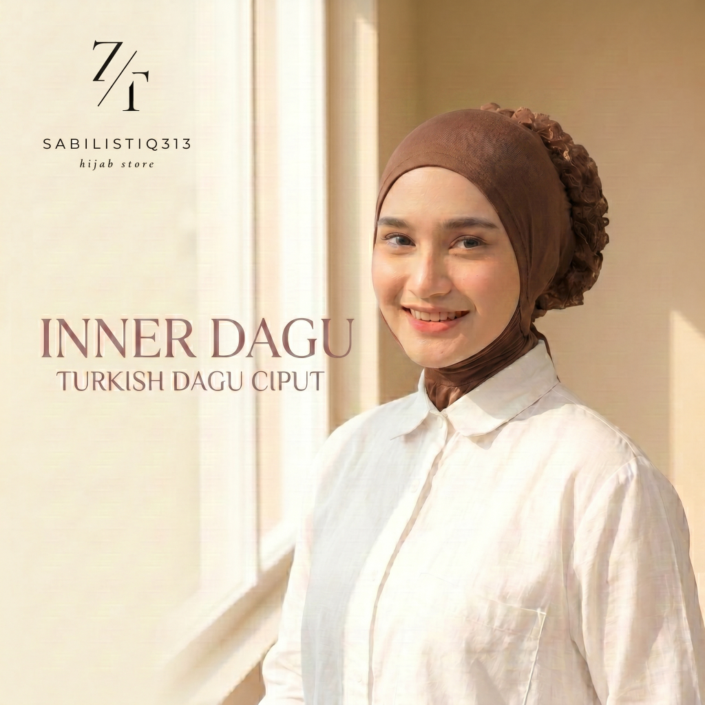 Ciput Turki Cepol Dagu  -  CIPUT Turki DAGU - Dalaman Turki Jilbab Kerudung ciput  sanggul Ciput Cep