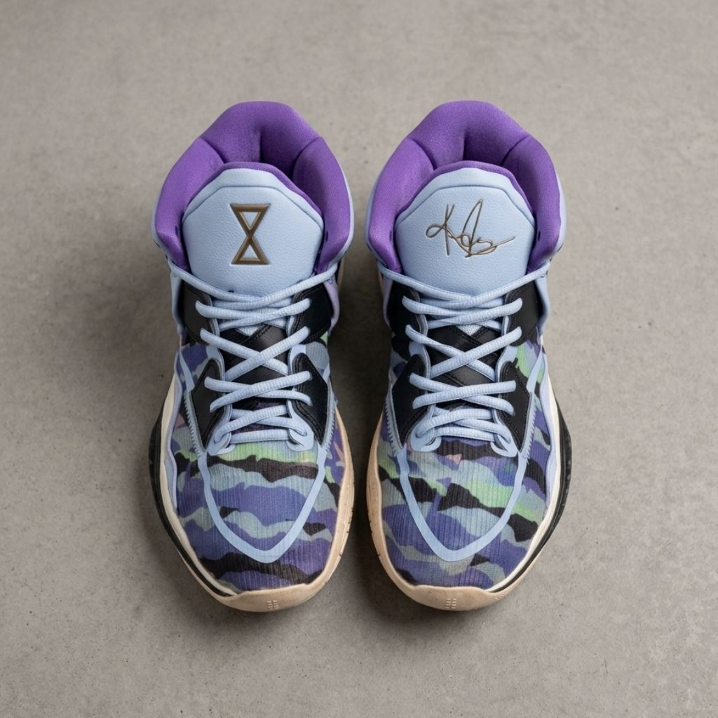 Nik3Centang Basket Kyrie 8 Infinity Camo Purple Authentic