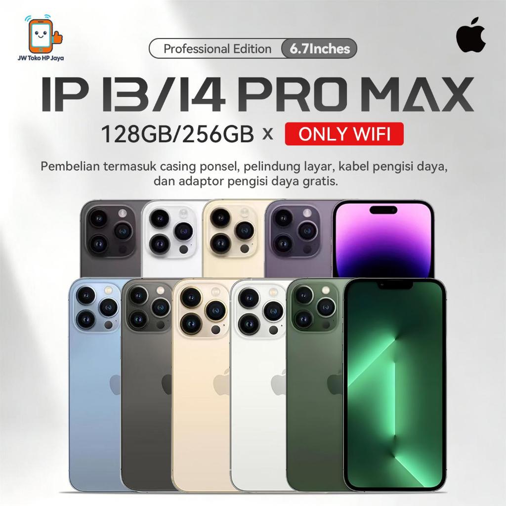 Professional Edition IPhone 13/14ProMax Only Wifi 128GB/256GB 6.7inches Second Asli BH 95% UP MULUS 