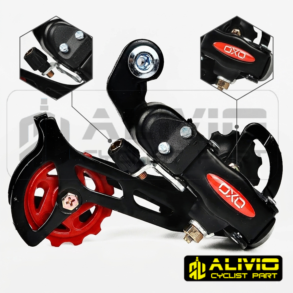Rd Sepeda OXO 6 7 8 Speed Baut Drat Jepit Japit Cepit Capit As Roda Rear Derailleur Pemindah Gigi Mt