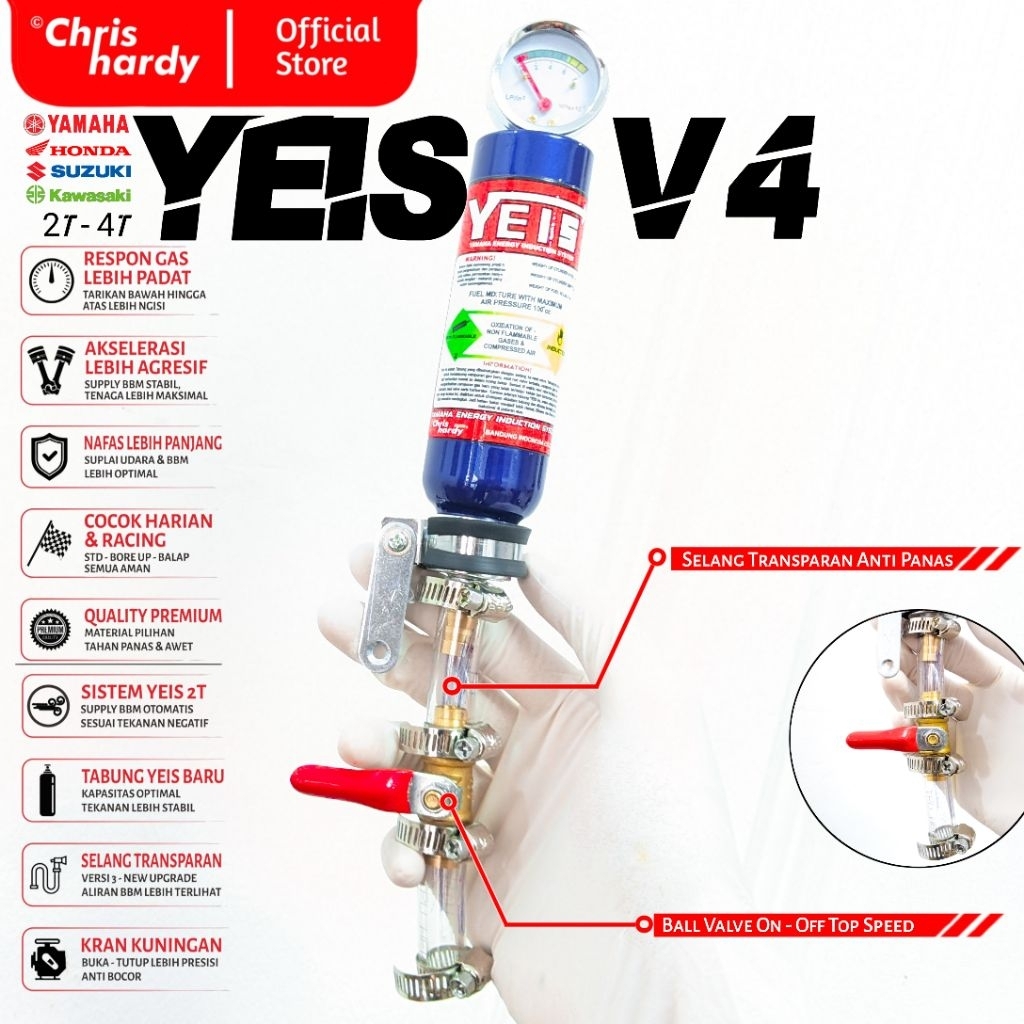 TABUNG YEIS SPEED POWER UP GEN 2 CHRS AUTHENTIC ORIGINAL BUKAN NOVA DASH RIS MIRIP NOS 2tak 4tak TAB